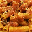 Baked Caprese rigatoni