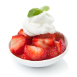 Balsamic strawberries with ricotta cream