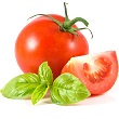 Basil tomato frittata