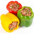 Beef stuffed peppers
