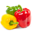 Bell pepper and potato tagine over couscous