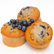 Blueberry bean muffins