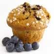 Blueberry bran muffins