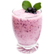 Blueberry tofu smoothie