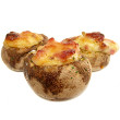 Blue cheese and mushrooms