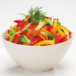 Broccoli with red pepper