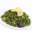 Bulgur and lentil salad