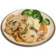 Cheesy broccoli potato mash