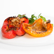 Cheesy grilled banana pepper