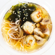 Chicken adobo soup with bok choy