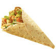 Chicken and black bean salsa burritos