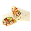 Chicken and curry wrap