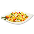 Chicken and egg on rice