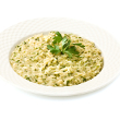 Chicken and spinach millet