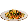 Chickpea and feta salad
