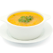 Chilled peach and nectarine soup