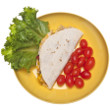Corn and squash quesadilla