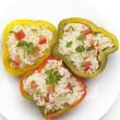 Corn stuffed sweet peppers