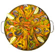 Couscous paella soup for two