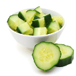 Creamed cucumbers