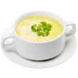 Creamed asparagus soup