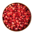 Creamy pomegranate dessert