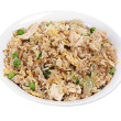 Egg-fried vegetable rice