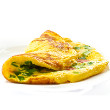 Feta and spinach scramble