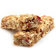Frosted apple nut bars