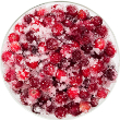 Frosted cranberries