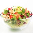 Fruit and curry chicken salad