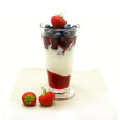 Fruit and yogurt parfait