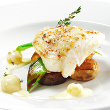 Garlic basil halibut