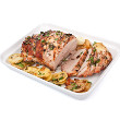 Garlic-roasted pork