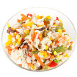 Ginger apricot rice with peanuts