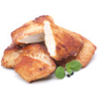 Glazed turkey breast with fruit stuffing