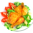 Grilled citrus marinated chicken thighs