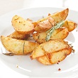 Grilled potatoes with herbs