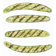 Grilled zucchini
