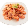 Herbed shrimp with chive aioli