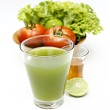 Homemade vegetable juice cocktail