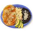 Huevos rancheros with queso fresco