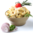 Italian tortellini soup