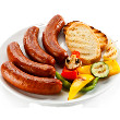 Kielbasa with tomatoes and white beans