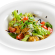 Lentil and farro salad