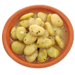 Lima beans and spinach