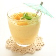 Mango yogurt smoothie