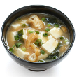 Miso soup with shiitakes