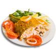 Mustard dill baked salmon