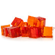 Orange gelatin salad